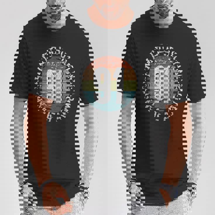 91歳のギフト ヴィンテージ 1934年限定版 91歳の誕生日 Tシャツ 面白い贈り物