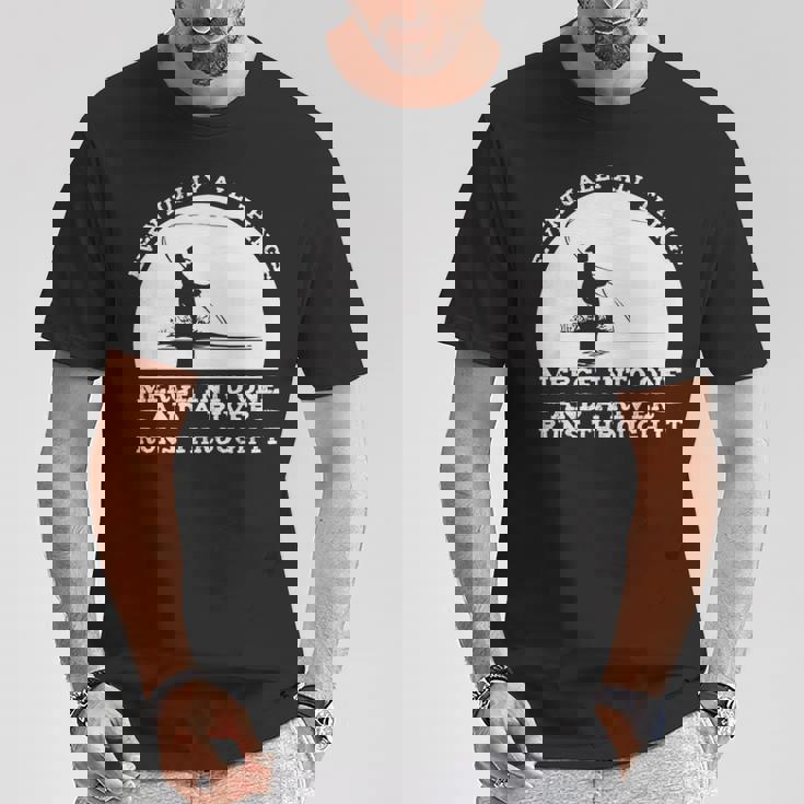 A River Runs Through It フライフィッシング 長袖tシャツ Tシャツ 面白い贈り物