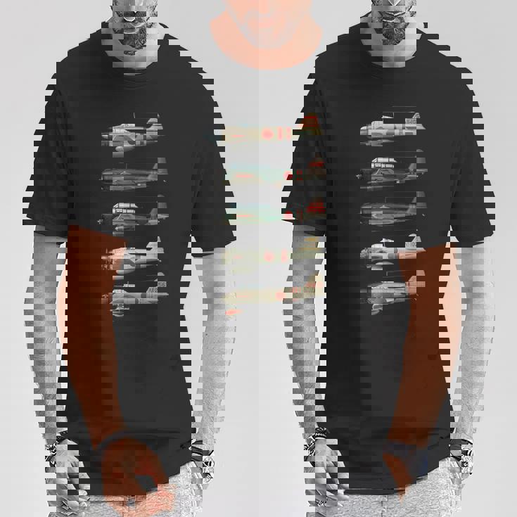 A6mゼロ日本ww2戦闘機 Tシャツ 面白い贈り物