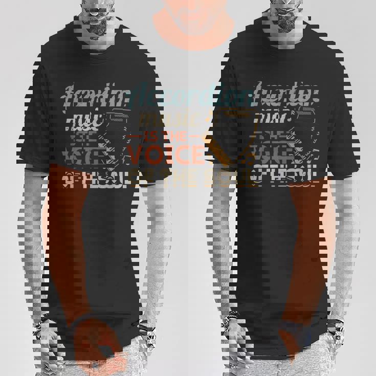 Accordion Music Is Theoice Of Theoul アコーディオン Tシャツ 面白い贈り物