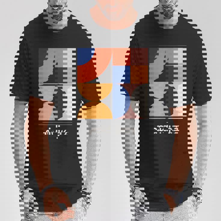 Acid Jazz ヴィンテージジャズミュージックバンド ミニマルtシャツ Tシャツ 面白い贈り物