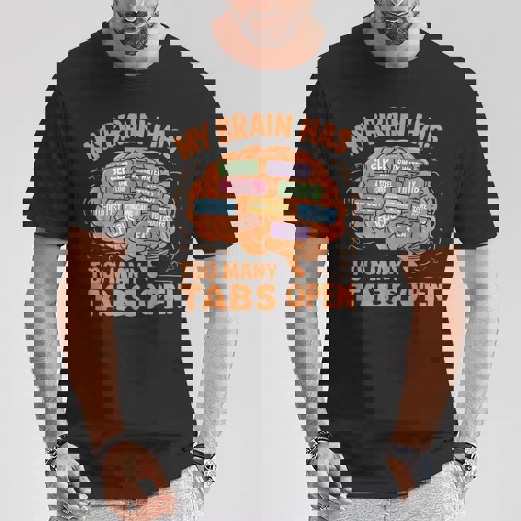 Adhd 意識 神経多様性 Adhd 脳 Tシャツ 面白い贈り物