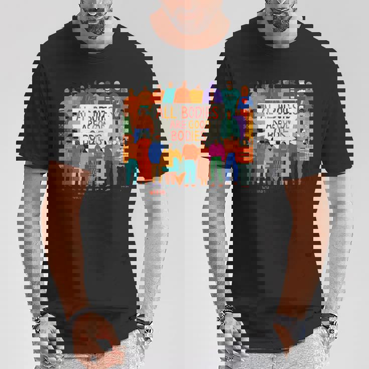 All Bodies Are Good Bodies – Body Positive – Italyデザイン Tシャツ 面白い贈り物