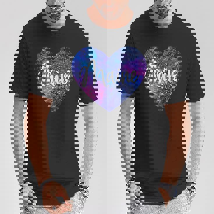 Amo A Maine Para Es Camiseta unisex Regalos divertidos