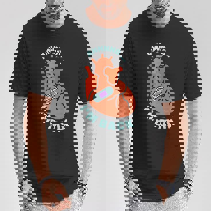 And I'm Back 生き残り バイパス 心臓発作 サバイバー 心臓 Tシャツ 面白い贈り物