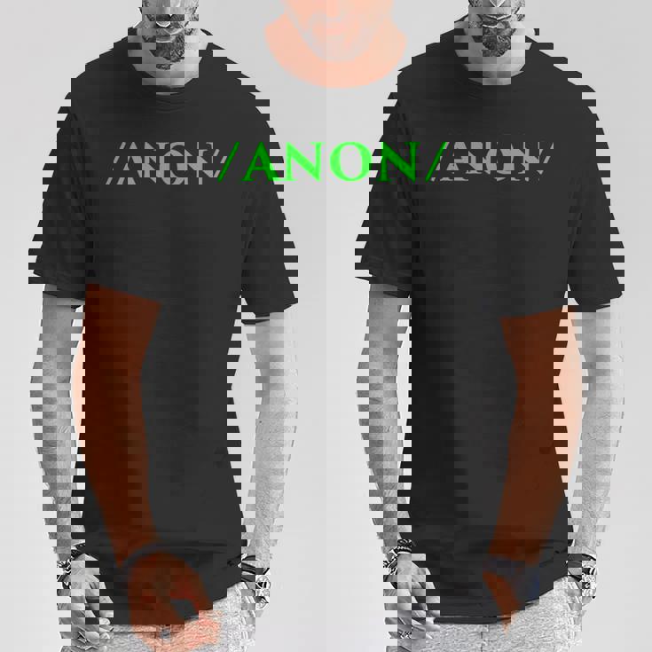 Anon Anonymous Onymous Online Lurk プロフィール ソーシャルメディア Tシャツ 面白い贈り物