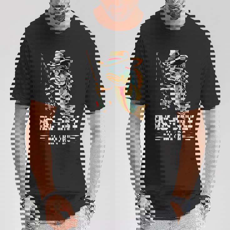 Bass-Ically I'm A Pro バスフィッシングアパレル メンズ キッズ Tシャツ 面白い贈り物