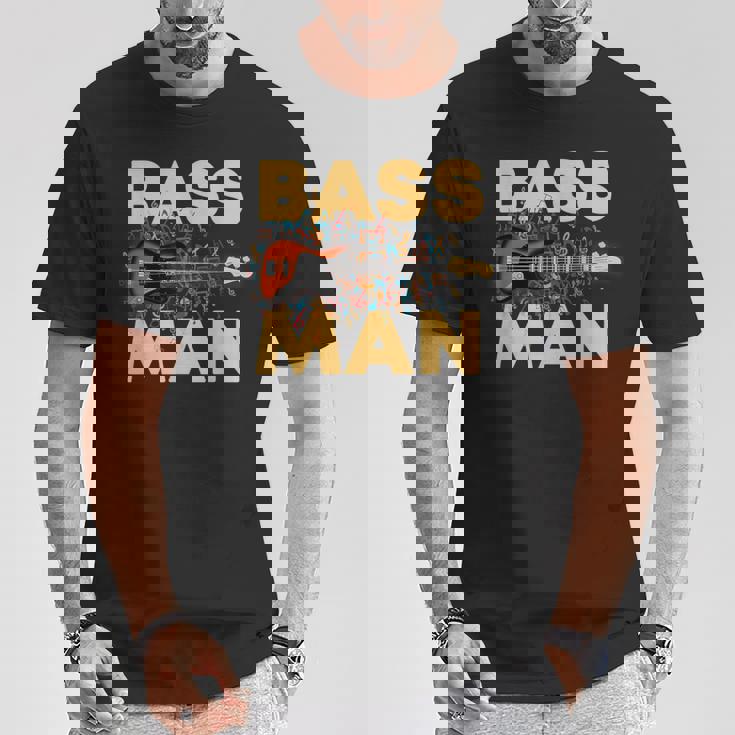 Bass Man 面白いバスプレーヤー ギタリスト ベーシスト ミュージシャン Tシャツ 面白い贈り物