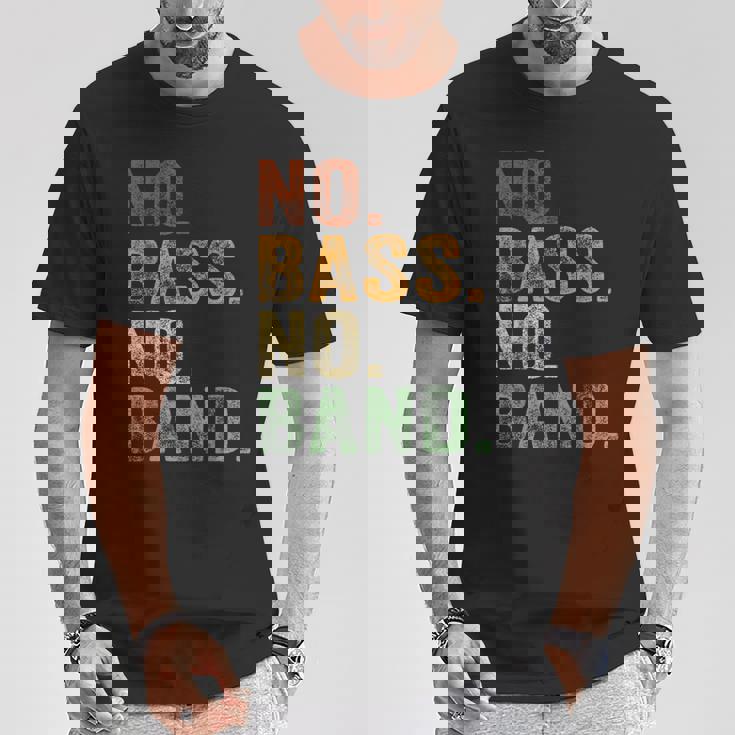 Bassist 楽器 エレキベース バンドなし Tシャツ 面白い贈り物