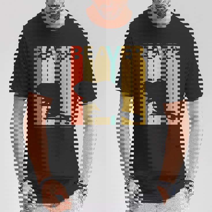 Beaver ビーバー 動物 Tシャツ 面白い贈り物