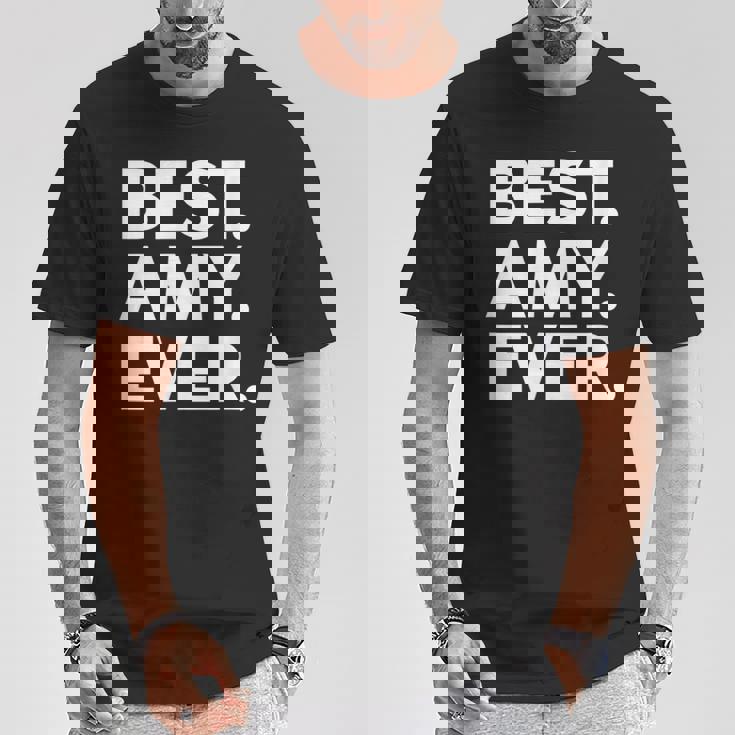 Best Amy Ever 人気 誕生名 エイミーコスチューム Tシャツ 面白い贈り物