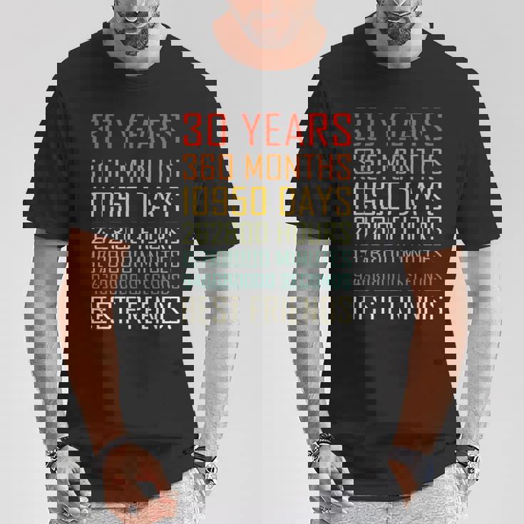 Best Friends ヴィンテージ 30年 友情記念日 Tシャツ 面白い贈り物