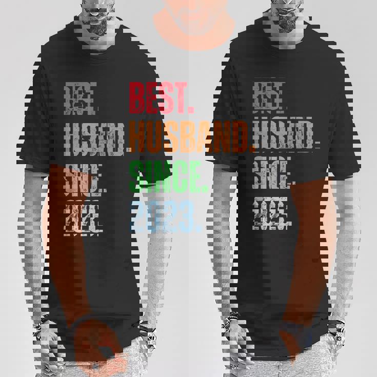 Best Husbandince 2023 2Nd Anniversary Husband Tシャツ 面白い贈り物