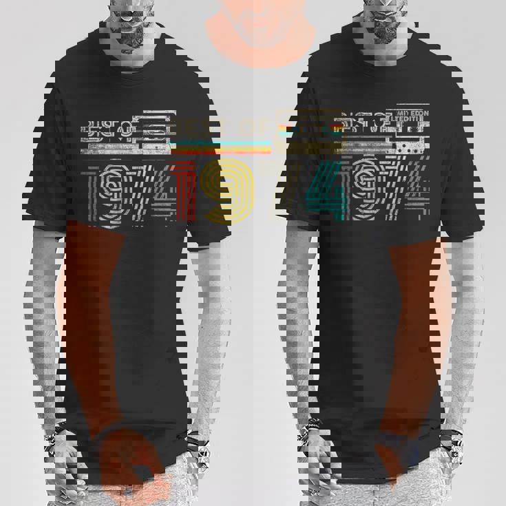 Best Of 1974 Classic Birthday 1974 Cassette Tapeintage Tシャツ 面白い贈り物
