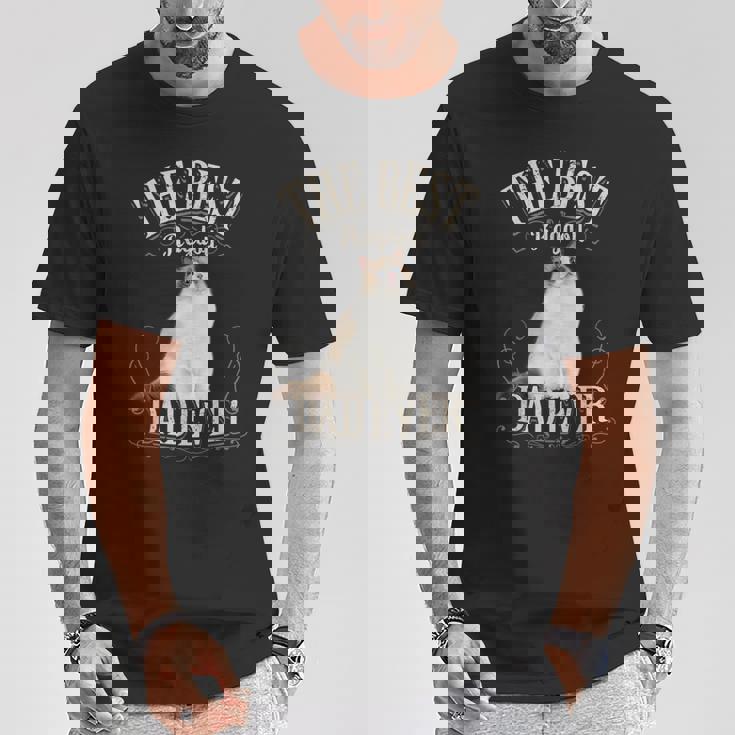 メンズ Best Ragdoll Dad Ever ラグドールキャットギフト レトロビンテージ Tシャツ 面白い贈り物