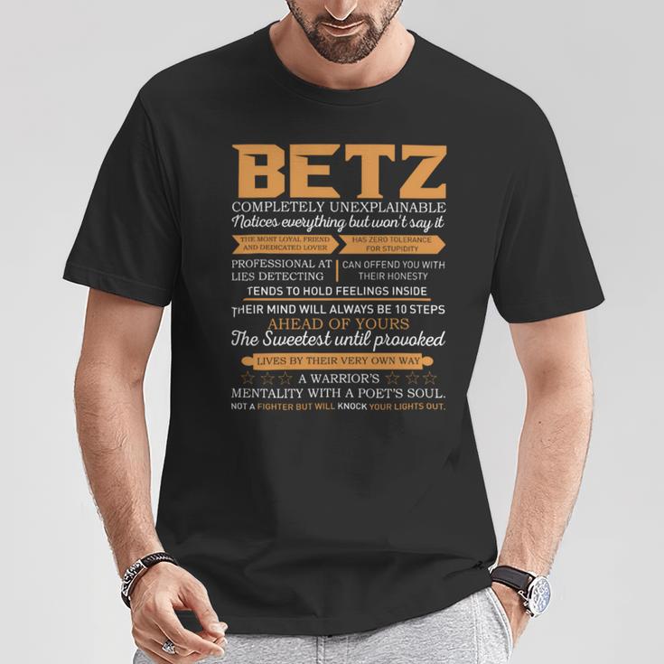 Betz Completely Unexplainable Notices Everything But Won’T Say It Name T-Shirt Funny Gifts