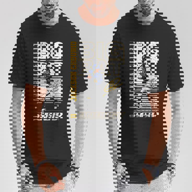 Big Bat Energy Jackson Chourio Milwaukee Baseball Mlbpa Tシャツ 面白い贈り物