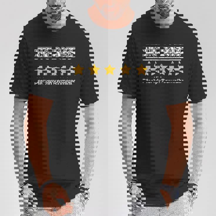 メンズ Big Boss 5Tar Reviewお父さんへの完璧な面白いギフト Tシャツ 面白い贈り物