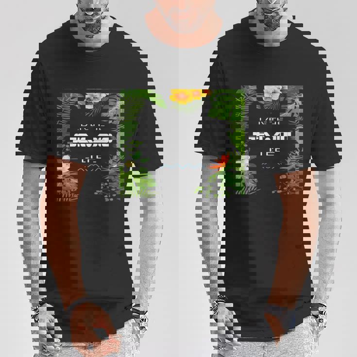 Big Wave Live Theeadoo Life ハワイアン Tシャツ 面白い贈り物