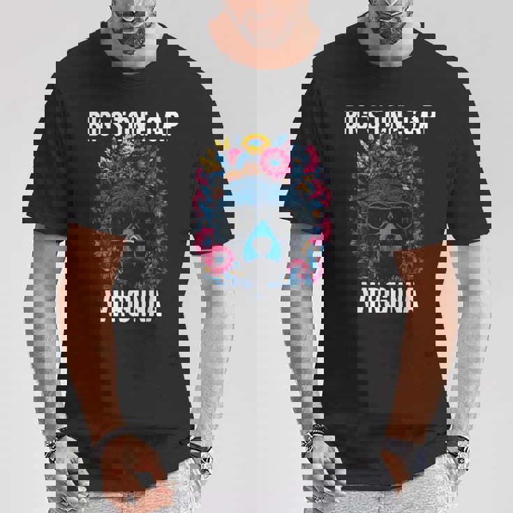 Bigtone Gap バージニア Usa クマと花のデザイン Tシャツ 面白い贈り物