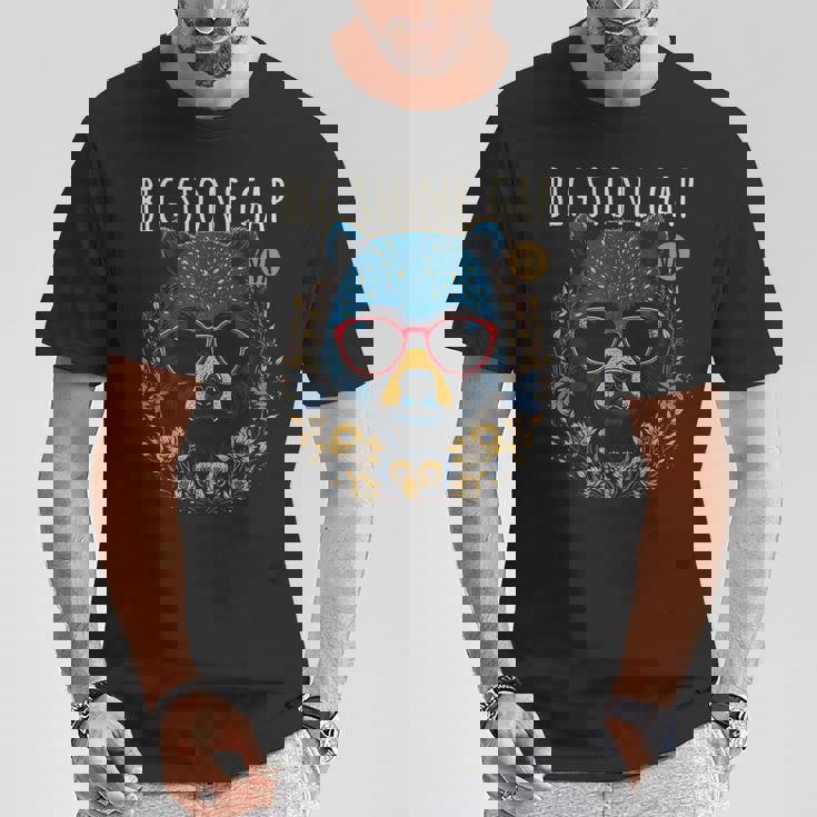 Bigtone Gapirginia Usa 風変わりなクマのデザイン Tシャツ 面白い贈り物