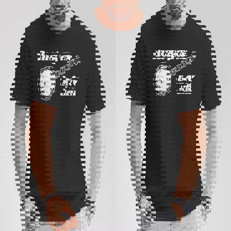 Bluegrass Is My Jam Banjo Musicintage Graphic Tシャツ 面白い贈り物