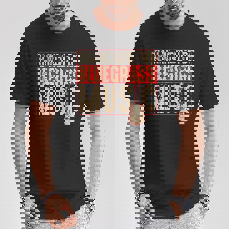 Bluegrass ミュージックギタープレーヤー 面白いバンジョー楽器 Tシャツ 面白い贈り物