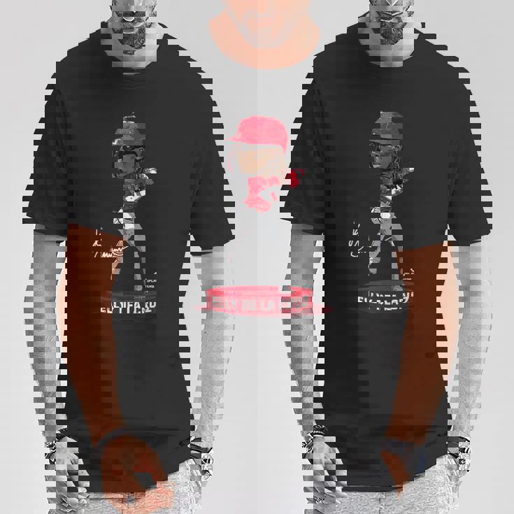 Bobblehead Elly De La Cruz Cincinnati Mlbpa Tシャツ 面白い贈り物