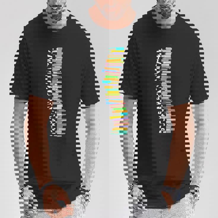 Books Are My Anatomy 背骨ブックワーム 読書 Tシャツ 面白い贈り物