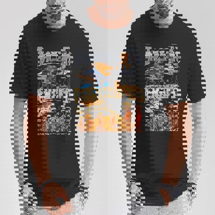 Born To Rot 強制スクロールされた面白いイタリアンブレインロットミーム Tシャツ 面白い贈り物