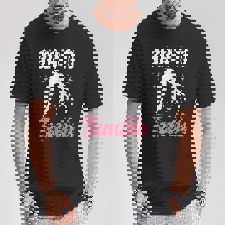 Born To Tumble おもしろアクロバット 体操 体操 Tシャツ 面白い贈り物