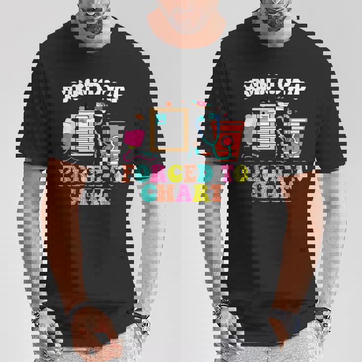 Born To Yap 強制的にチャートナース卒業 Tシャツ 面白い贈り物