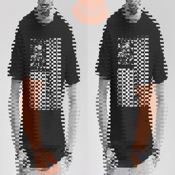 Boxerintage Boxing American Flag Boxing Distressed Tシャツ 面白い贈り物