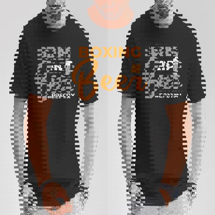Boxing And Beer Perfectday ボクサー・ボクシング Tシャツ 面白い贈り物