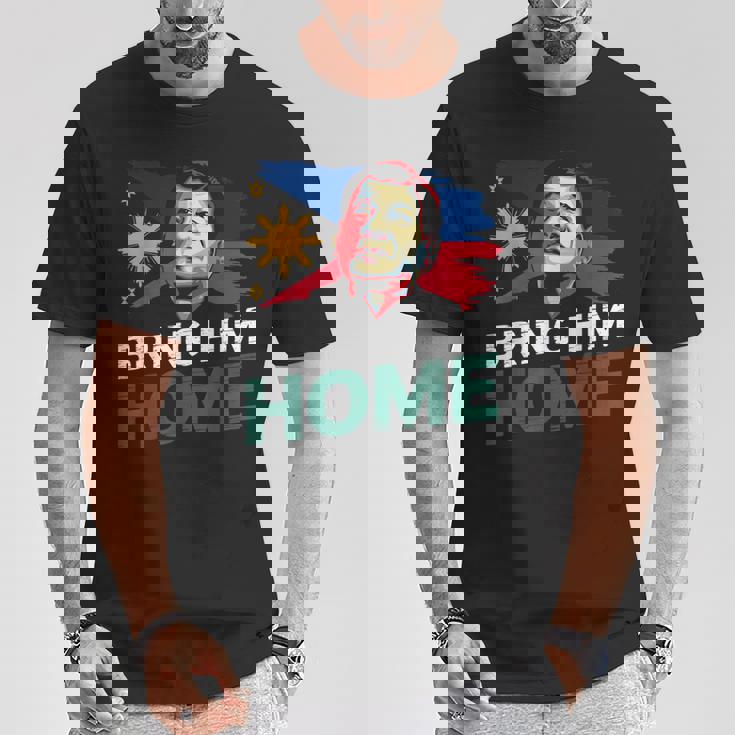Bring Him Home サポーター Digong Duterte フィリピン Du30 Tシャツ 面白い贈り物