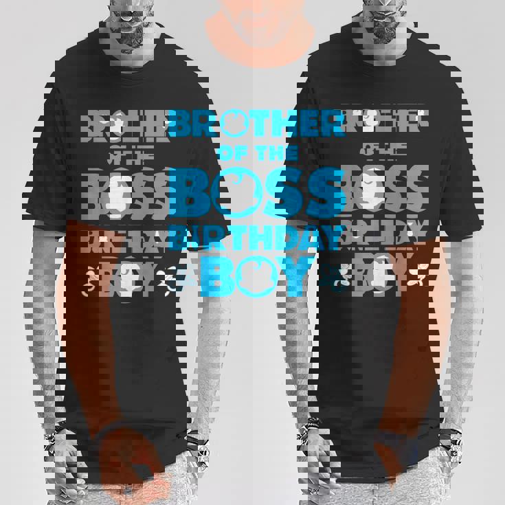 Brother Of The Boss 誕生日 男の子 赤ちゃん 家族 デコレーション Tシャツ 面白い贈り物