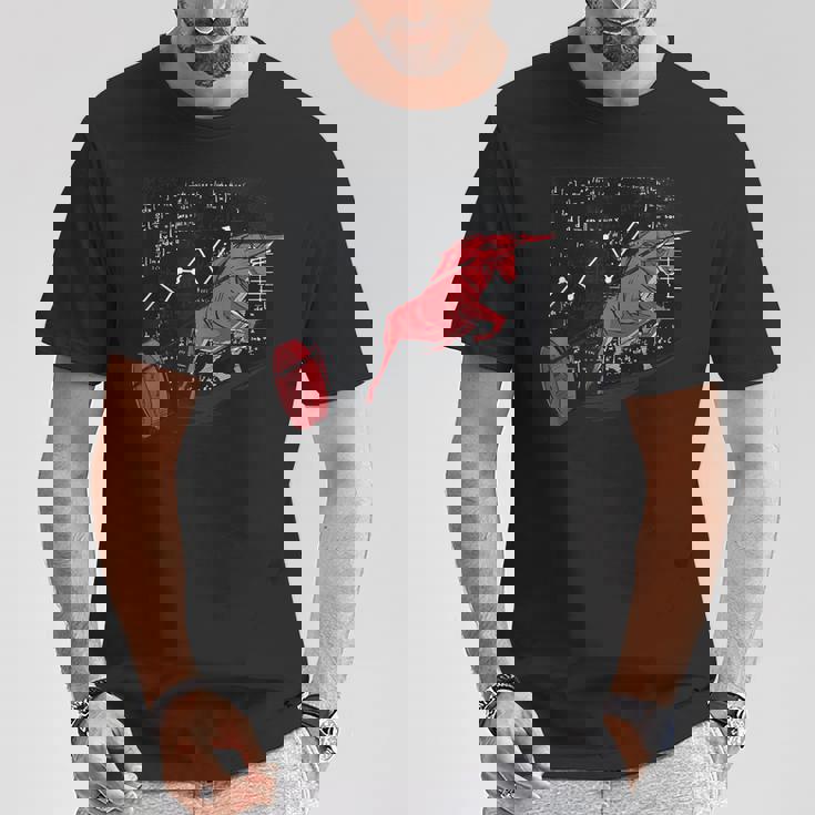 Bullishtock Market シャツ A Bull Pull A Bitcoin Up Tシャツ 面白い贈り物