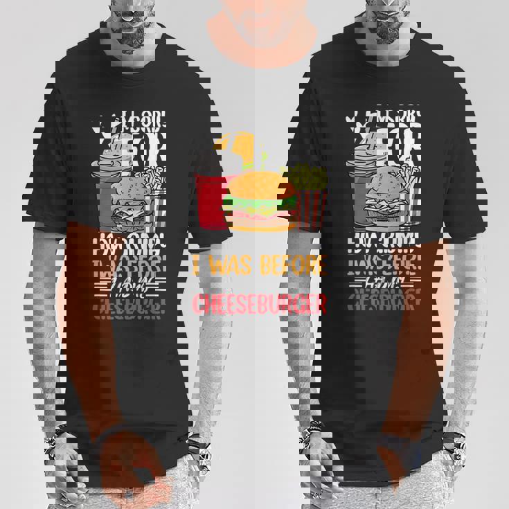 Burger メンズ レディース チーズバーガー ファーストフード バーガー愛好家 Tシャツ 面白い贈り物