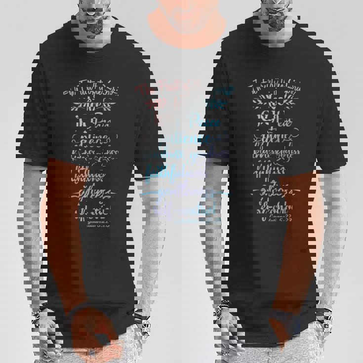 But The Fruit Of Thepirit Is キリスト教信仰引用聖書 Tシャツ 面白い贈り物