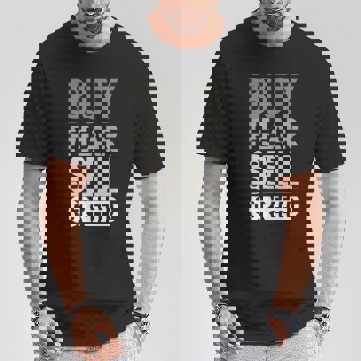 Buy Fearell Greed Tシャツ 面白い贈り物