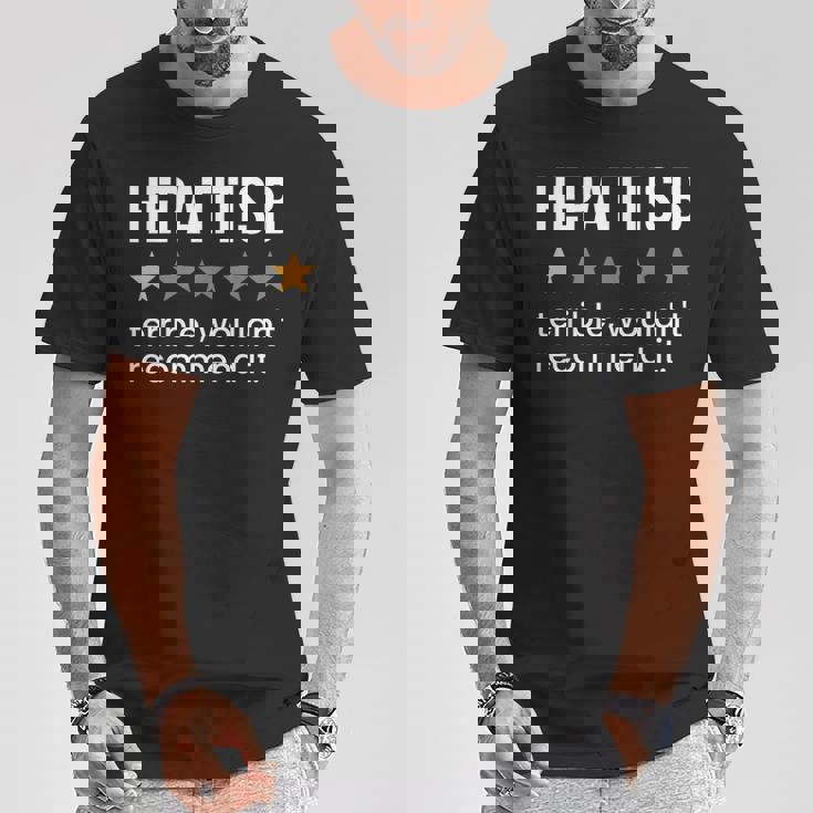 B型肝炎ワンスター評価肝炎啓発月間 Tシャツ 面白い贈り物