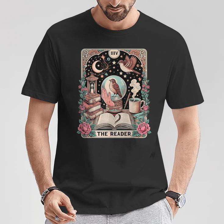 Camisa Con Cartas De Tarot De The Reader Divertida Amante De Los Libros Camiseta unisex Regalos divertidos