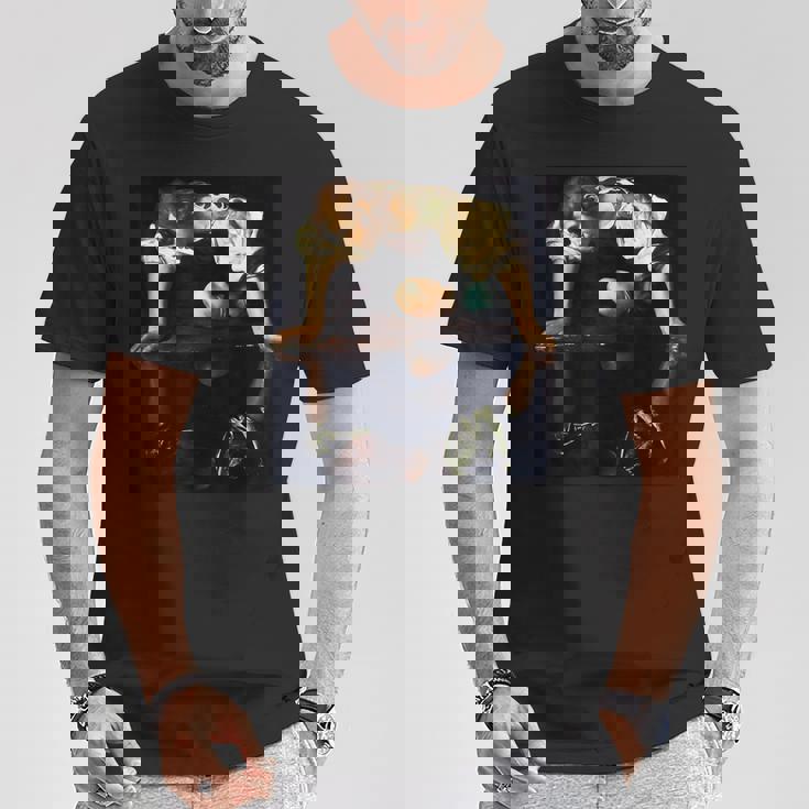 Caravaggioによるnarcissus（Narciso） Tシャツ 面白い贈り物