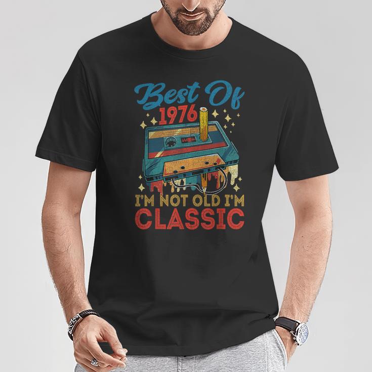 Casete Clásico De Cumpleaños Con Texto En Inglés I'm Not Old I'm De 1976 Camiseta unisex Regalos divertidos