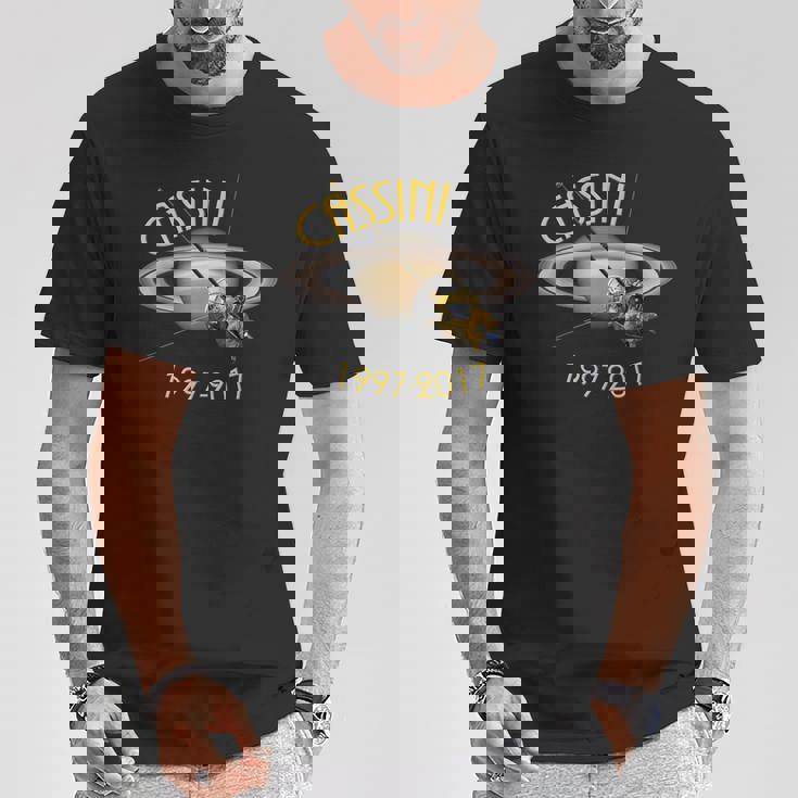 Cassini プローブ 記念土星 Tシャツ 面白い贈り物