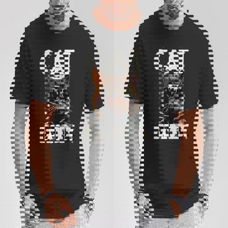 Cat Daddy 猫のお父さん 猫のお父さん お父さん ハウス 猫のお父さん 父の日 猫 Tシャツ 面白い贈り物