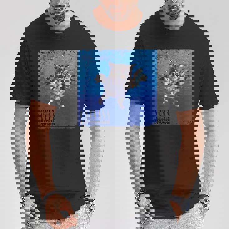 Cat Nevermind 子猫ニャーパロディ 面白い猫 動物好き Tシャツ 面白い贈り物