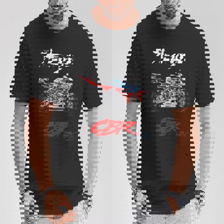 Cbr、オートバイ、オートバイ、ロードレース、バイカー、スポーツバイク、Pc40。 Tシャツ 面白い贈り物