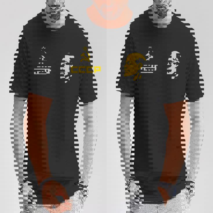 Cccp ソ連共産党 ロシア連邦 レーニンリーダー Tシャツ 面白い贈り物