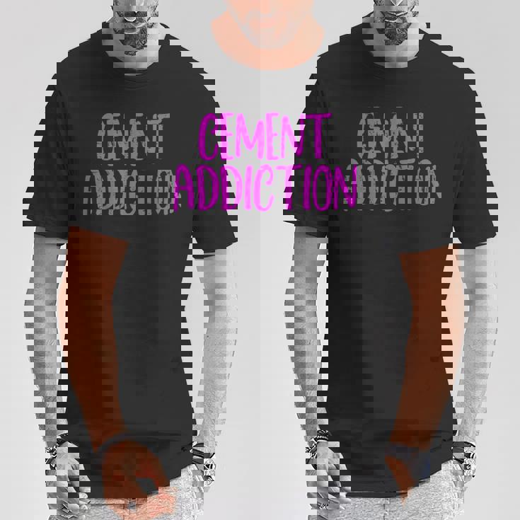 Cement Addiction Tシャツ 面白い贈り物